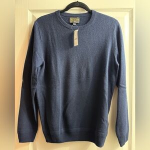 J. Crew Men's Navy Crewneck Sweater